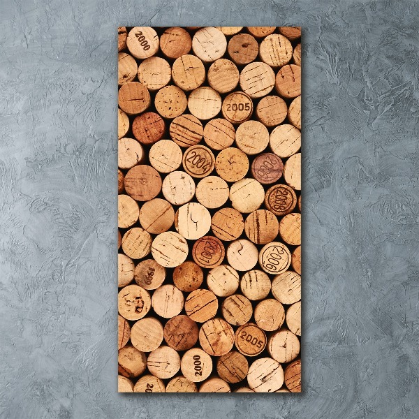 Bild auf Acrylglas vertikal Weinkorken