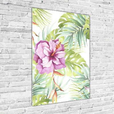 Plexiglasbilder vertikal Hawaiianisches Muster