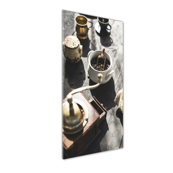 Plexiglasbilder vertikal Kaffeemühle