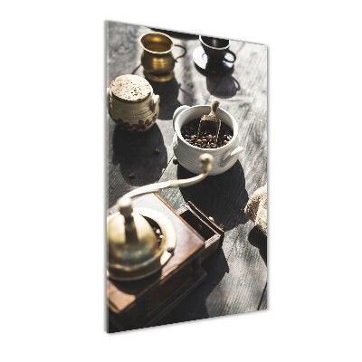 Plexiglasbilder vertikal Kaffeemühle