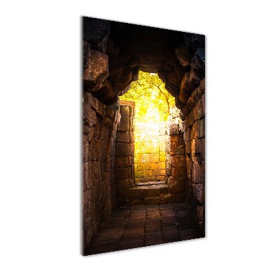 Modernes Acrylbild vertikal Die Schlosskeller