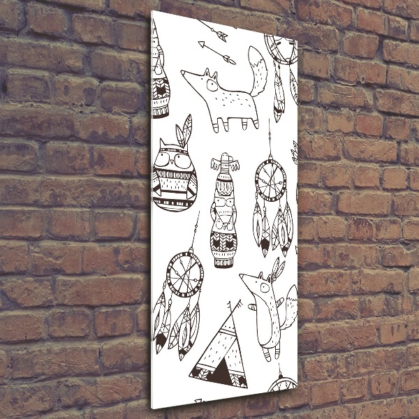 Plexiglasbilder vertikal Indischer Hintergrund