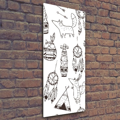 Plexiglasbilder vertikal Indischer Hintergrund