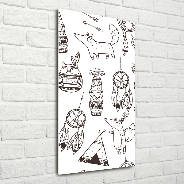 Plexiglasbilder vertikal Indischer Hintergrund