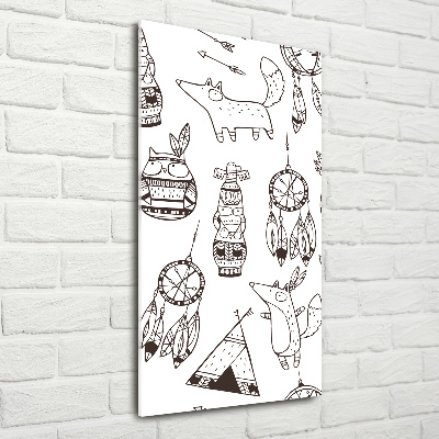 Plexiglasbilder vertikal Indischer Hintergrund