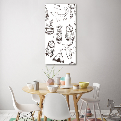 Plexiglasbilder vertikal Indischer Hintergrund