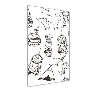 Plexiglasbilder vertikal Indischer Hintergrund