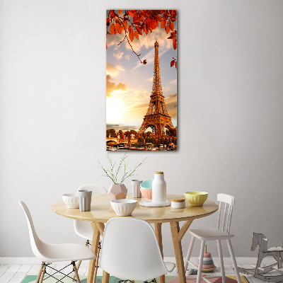 Bild auf Acrylglas vertikal Eiffelturm Paris