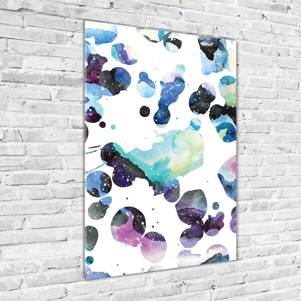 Bild auf Acrylglas vertikal Farbenfrohe Galaxie