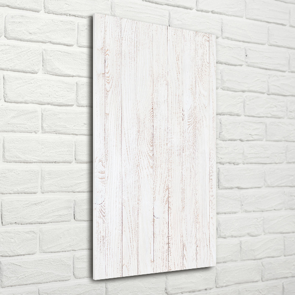 Modernes Acrylbild vertikal Holzhintergrund