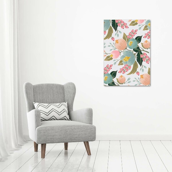 Plexiglasbilder vertikal Frühlingsblumen