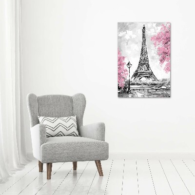 Acrylbild vertikal Eiffelturm Paris