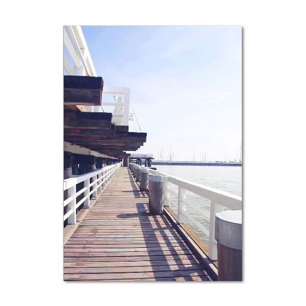 Acrylbild vertikal Pier in Sopot
