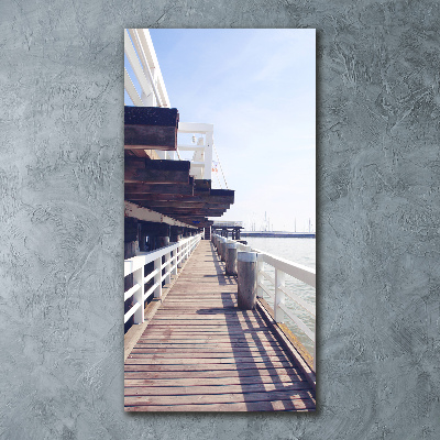 Acrylbild vertikal Pier in Sopot