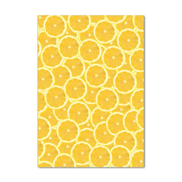 Plexiglasbilder vertikal Zitronen