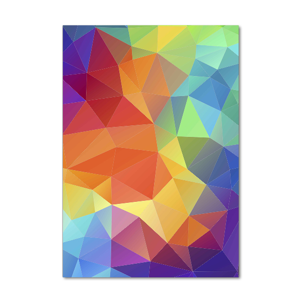 Bild auf Acrylglas vertikal Abstrakte Dreiecke