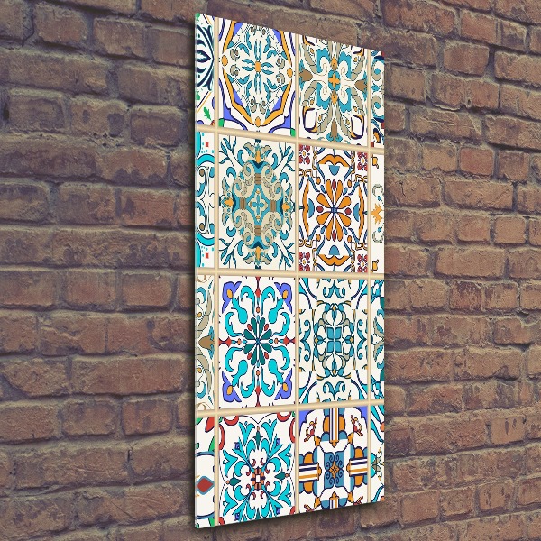 Bild auf Acrylglas vertikal Keramikfliesen
