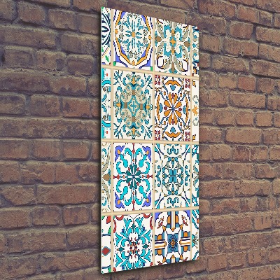 Bild auf Acrylglas vertikal Keramikfliesen