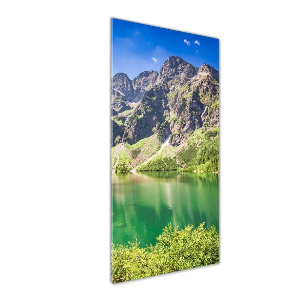Plexiglasbilder vertikal Das Meeresauge der Tatra-Berge