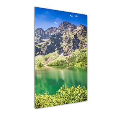 Plexiglasbilder vertikal Das Meeresauge der Tatra-Berge