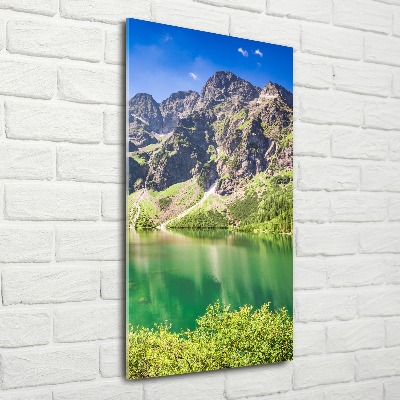 Plexiglasbilder vertikal Das Meeresauge der Tatra-Berge