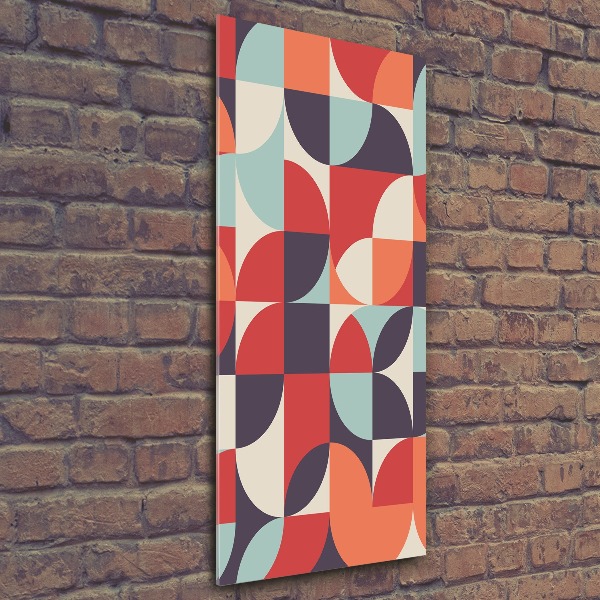 Acrylbild vertikal Abstrakter Hintergrund