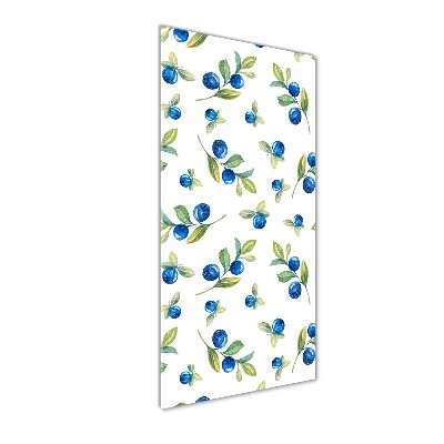 Modernes Acrylbild vertikal Beeren