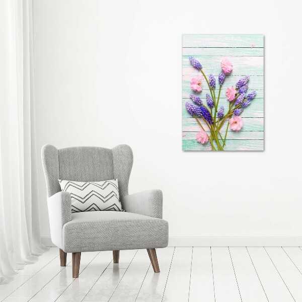 Plexiglasbilder vertikal Traubenhyazinthe