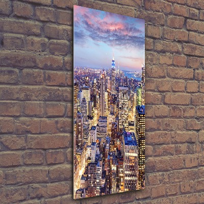 Acrylbild vertikal New York