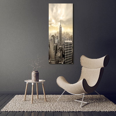 Modernes Acrylbild vertikal Manhattan, New York