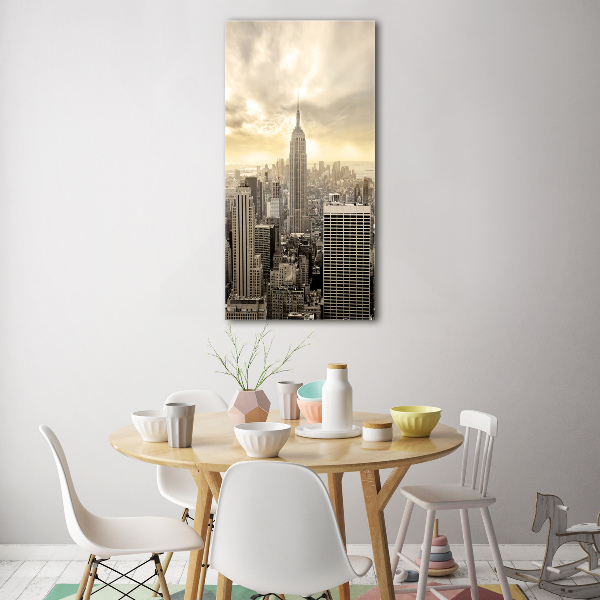 Modernes Acrylbild vertikal Manhattan, New York