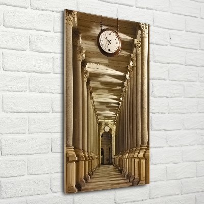 Acrylbild vertikal Marktkolonnade