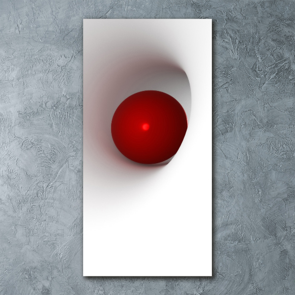 Modernes Acrylbild vertikal Abstrakte Sphäre