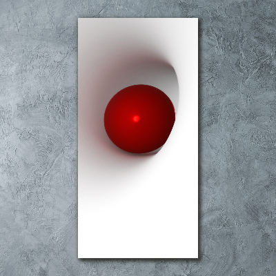 Modernes Acrylbild vertikal Abstrakte Sphäre