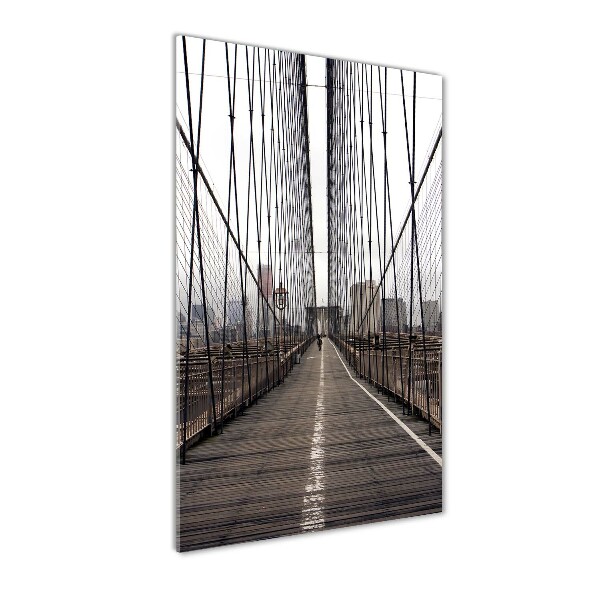 Plexiglasbilder vertikal Brooklyn Bridge