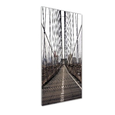 Plexiglasbilder vertikal Brooklyn Bridge