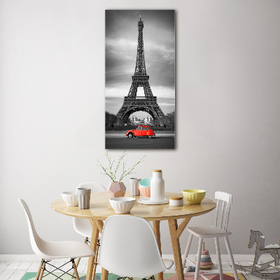 Acrylbild vertikal Eiffelturm Paris