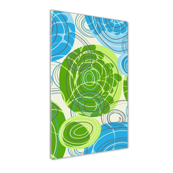 Acrylbild vertikal Abstraktion