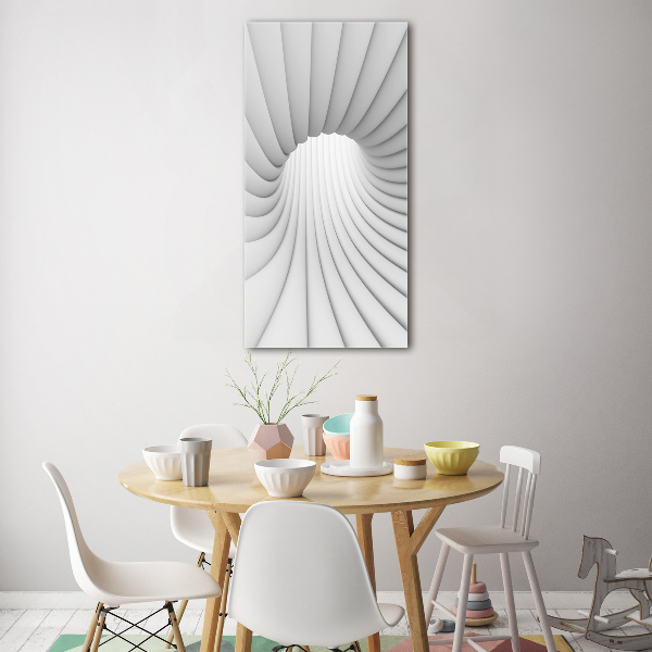 Bild auf Acrylglas vertikal Abstrakter Tunnel