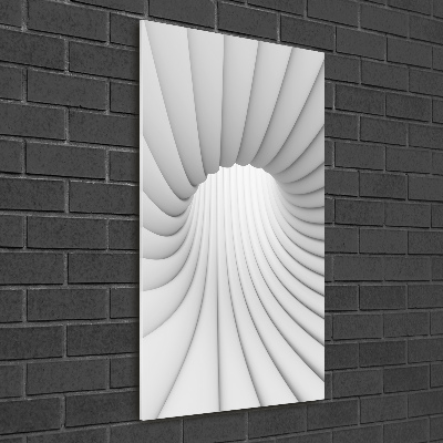 Bild auf Acrylglas vertikal Abstrakter Tunnel