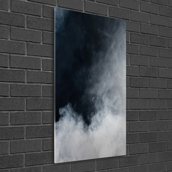 Bild auf Acrylglas vertikal Weißer Rauch