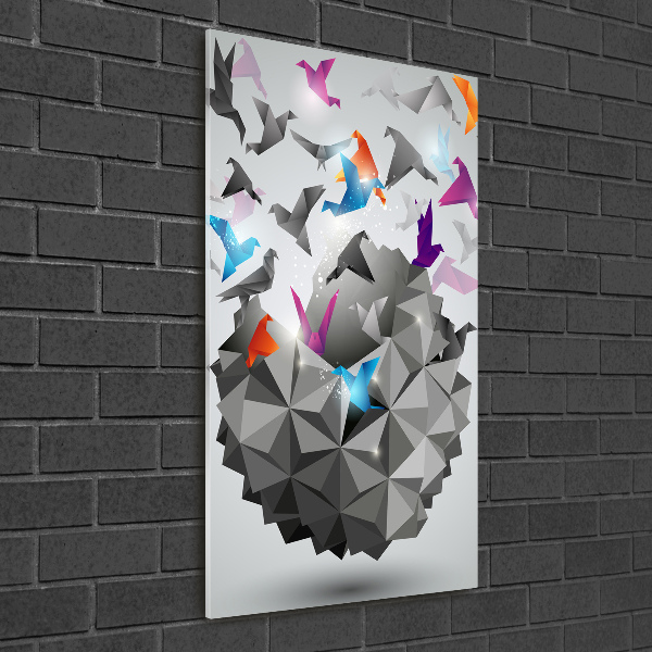 Plexiglasbilder vertikal Papierfreiheit