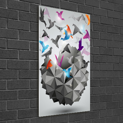 Plexiglasbilder vertikal Papierfreiheit