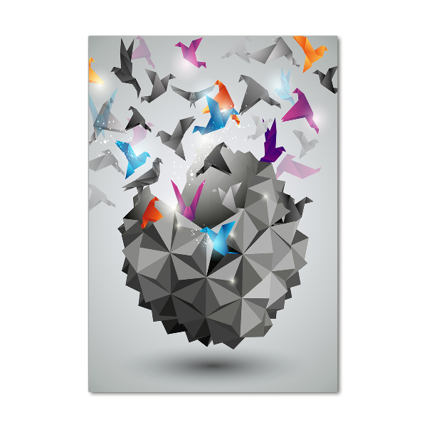 Plexiglasbilder vertikal Papierfreiheit