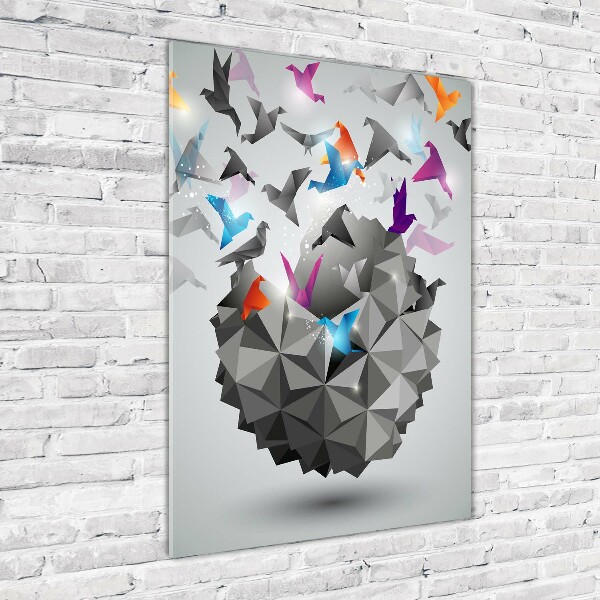 Plexiglasbilder vertikal Papierfreiheit