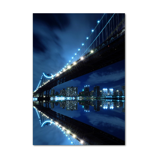 Acrylbild vertikal Manhattan, New York