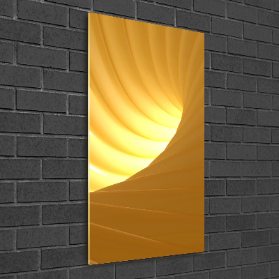 Bild auf Acrylglas vertikal Abstrakter Wirbel