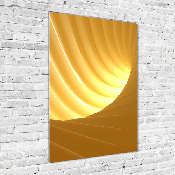 Bild auf Acrylglas vertikal Abstrakter Wirbel