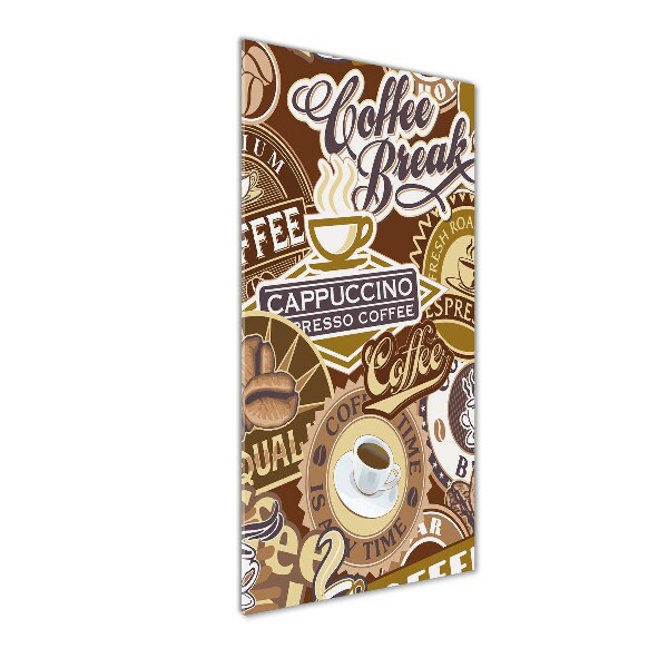 Plexiglasbilder vertikal Kaffeehaus