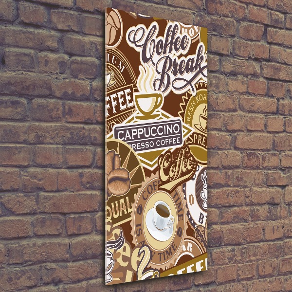 Plexiglasbilder vertikal Kaffeehaus